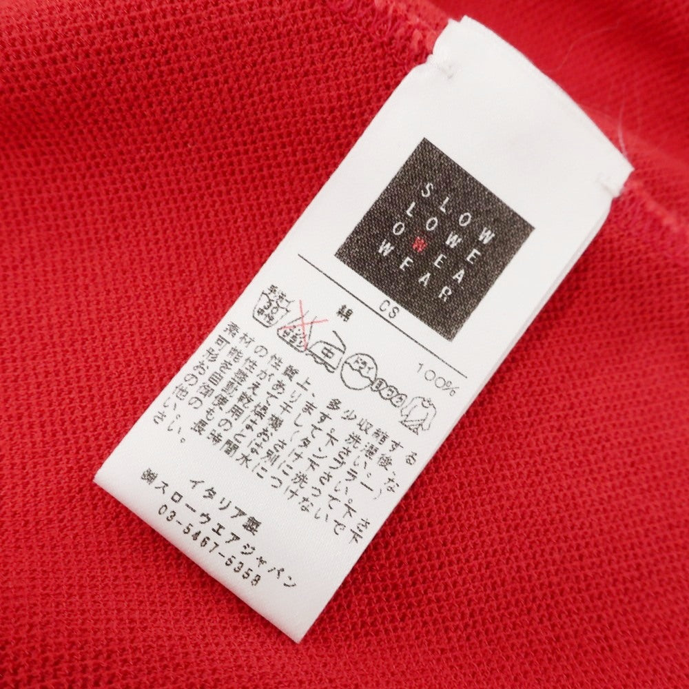 [Used] ZANONE Cotton Short Sleeve Polo Shirt Red [50] [Condition Rank A] [Men&