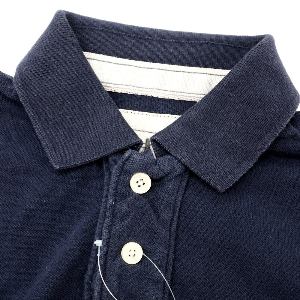 [Used] Rule Number 925 RUEHL No.925 Cotton Short Sleeve Polo Shirt Navy [M] [Condition Rank C] [Men&