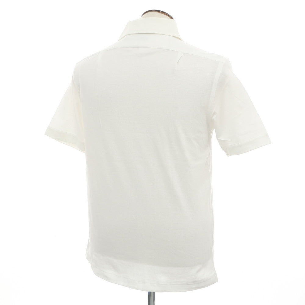 [Used] GUY ROVER Cotton Pique Short Sleeve Polo Shirt White [L] [Condition Rank B] [Men&