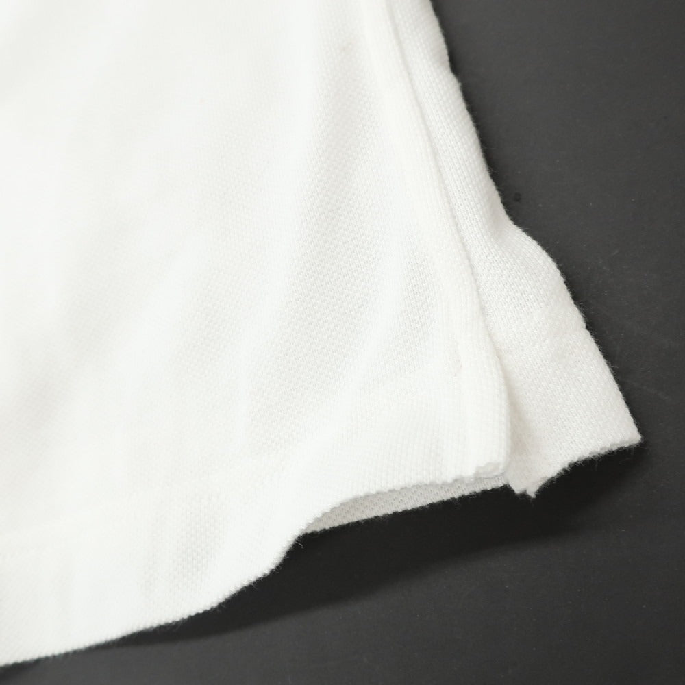 [Used] GUY ROVER Cotton Pique Short Sleeve Polo Shirt White [L] [Condition Rank B] [Men&