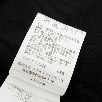 [Used] GUY ROVER UNITED ARROWS special order cotton pique button-down collar long sleeve polo shirt black [L] [Condition rank B] [Men&