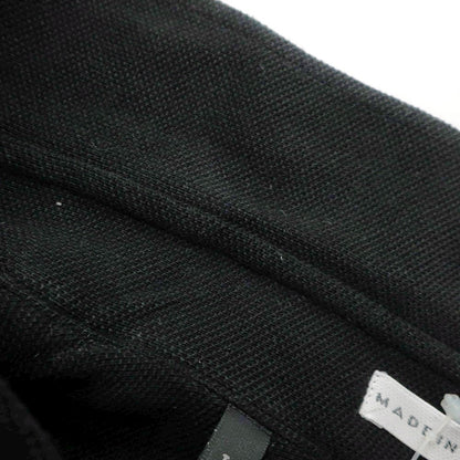 [Used] GUY ROVER UNITED ARROWS special order cotton pique button-down collar long sleeve polo shirt black [L] [Condition rank B] [Men&