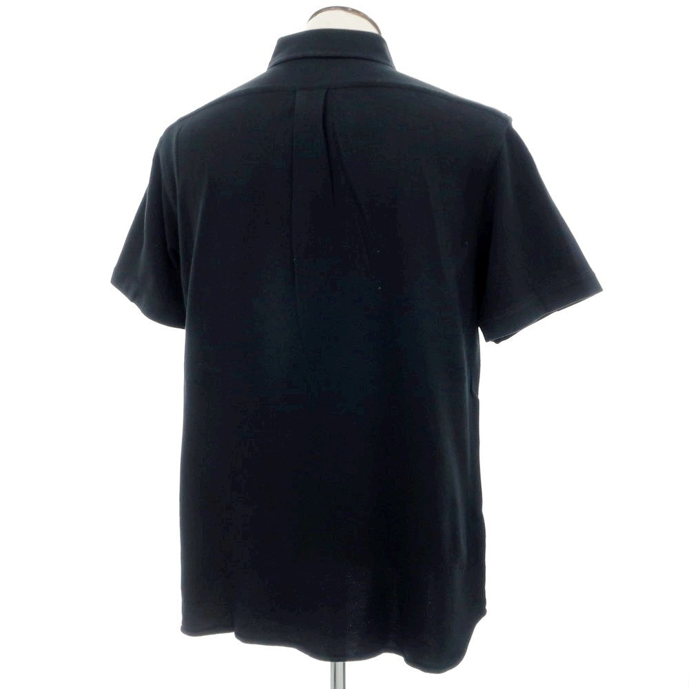 [Used] GUY ROVER SHIPS special order cotton button-down collar short-sleeve polo shirt black [L] [Condition rank B] [Men&