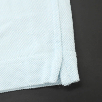 [Used] GUY ROVER Cotton Pique Long Sleeve Polo Shirt Ice Blue [L] [Condition Rank B] [Men&