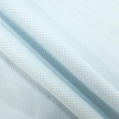 [Used] GUY ROVER Cotton Pique Long Sleeve Polo Shirt Ice Blue [L] [Condition Rank B] [Men&