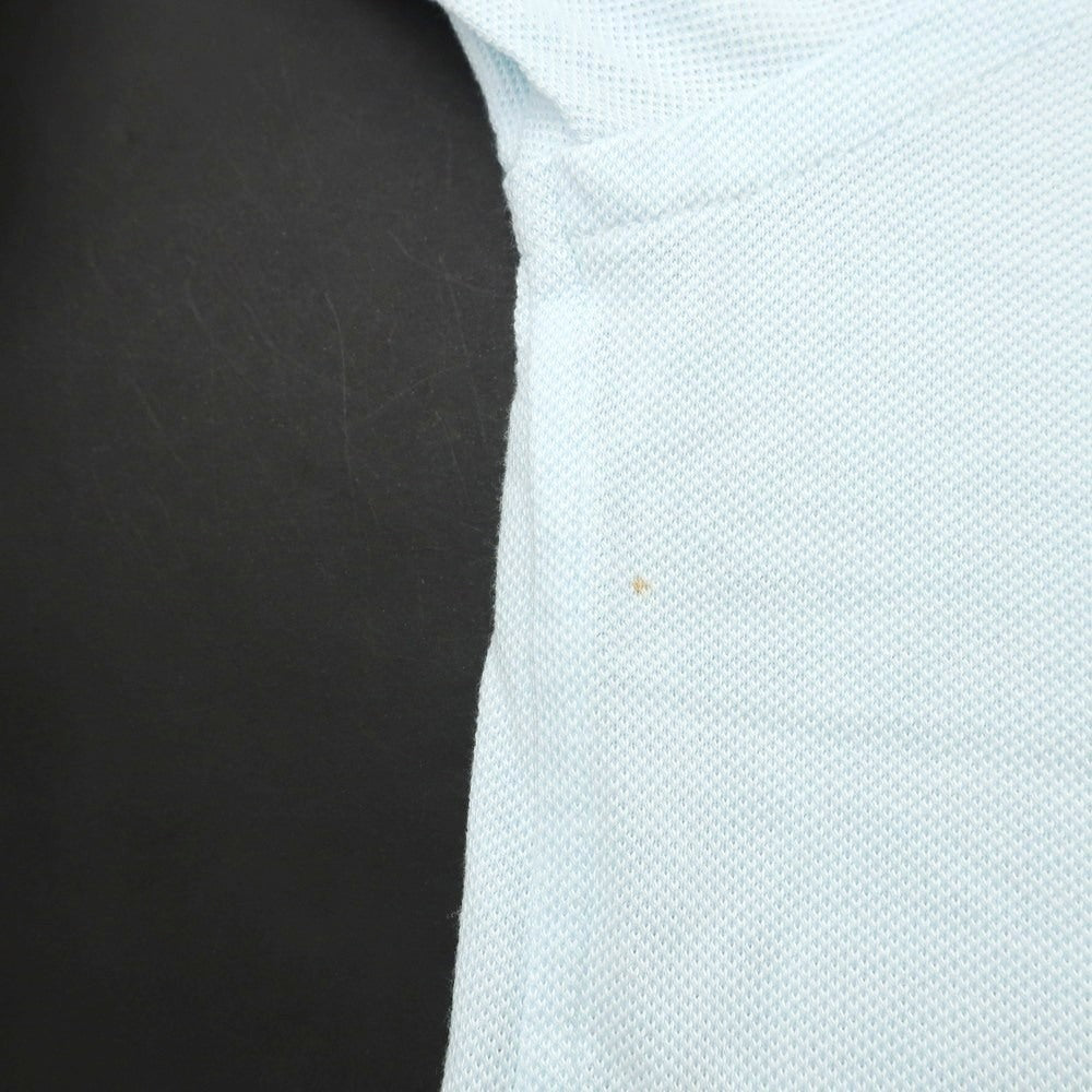 [Used] GUY ROVER Cotton Pique Long Sleeve Polo Shirt Ice Blue [L] [Condition Rank B] [Men&