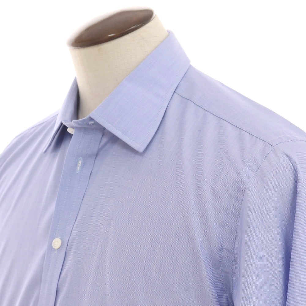 【中古】【未使用】ターンブル＆アッサー Turnbull &amp; Asser コットン レギュラーカラー ドレスシャツ ライトブルー【 42 】【 状態ランクS 】【 メンズ 】