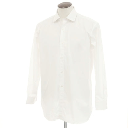 [Used] CHARVET Broad Cotton Round Collar Dress Shirt White [42] [Condition Rank A] [Men&
