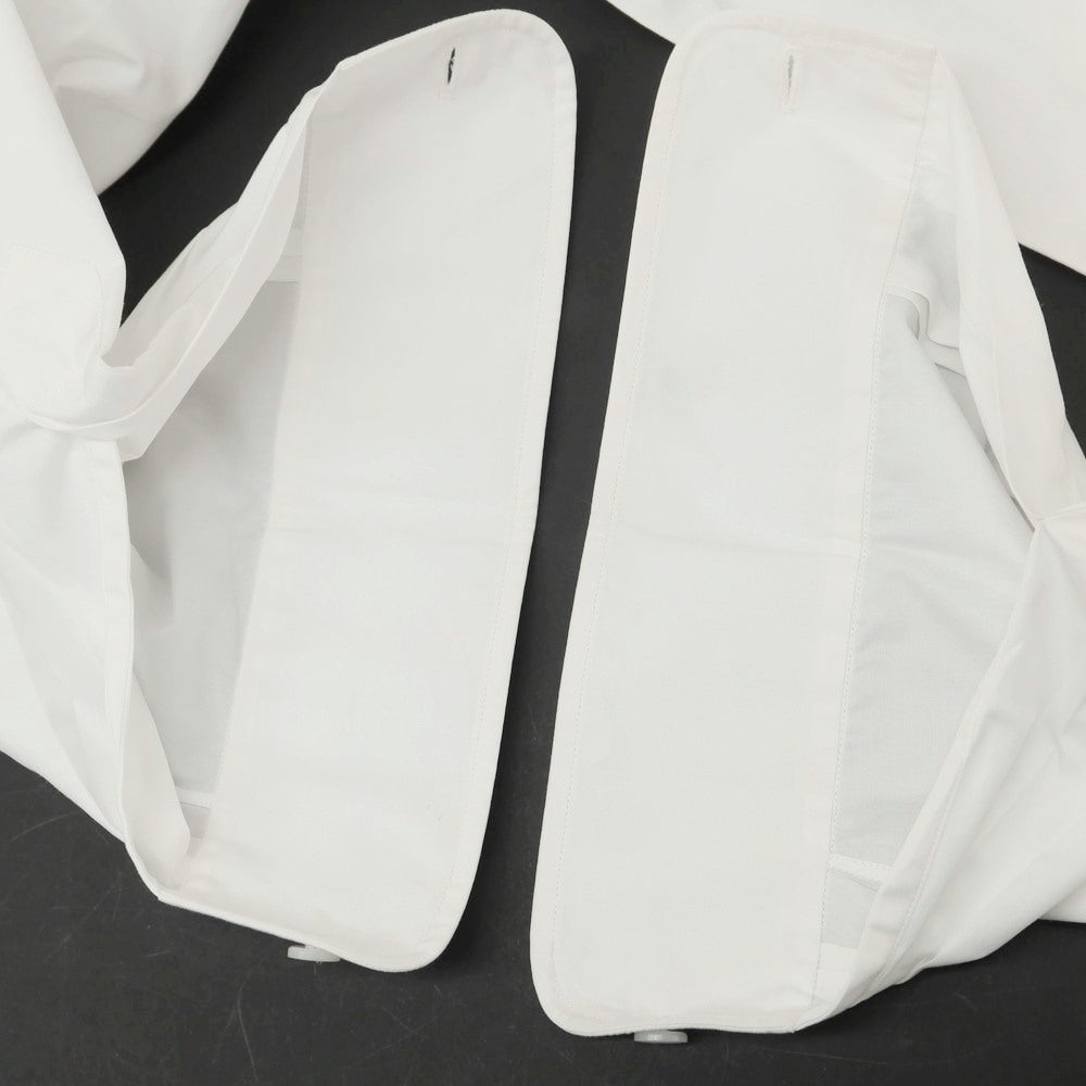 [Used] CHARVET Broad Cotton Round Collar Dress Shirt White [42] [Condition Rank A] [Men&