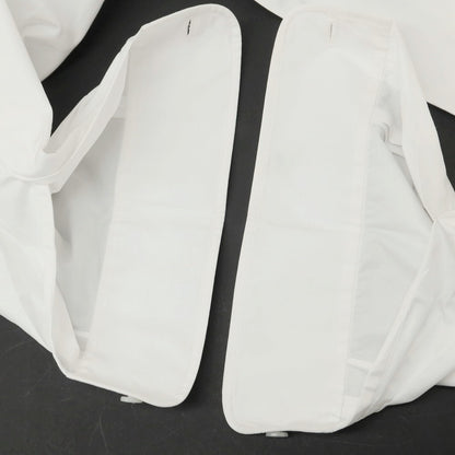 [Used] CHARVET Broad Cotton Round Collar Dress Shirt White [42] [Condition Rank A] [Men&