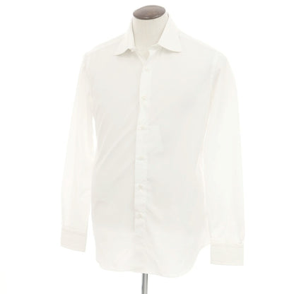 [Used] Salvatore Piccolo Broad Cotton Dress Shirt White [42] [Condition Rank A] [Men&