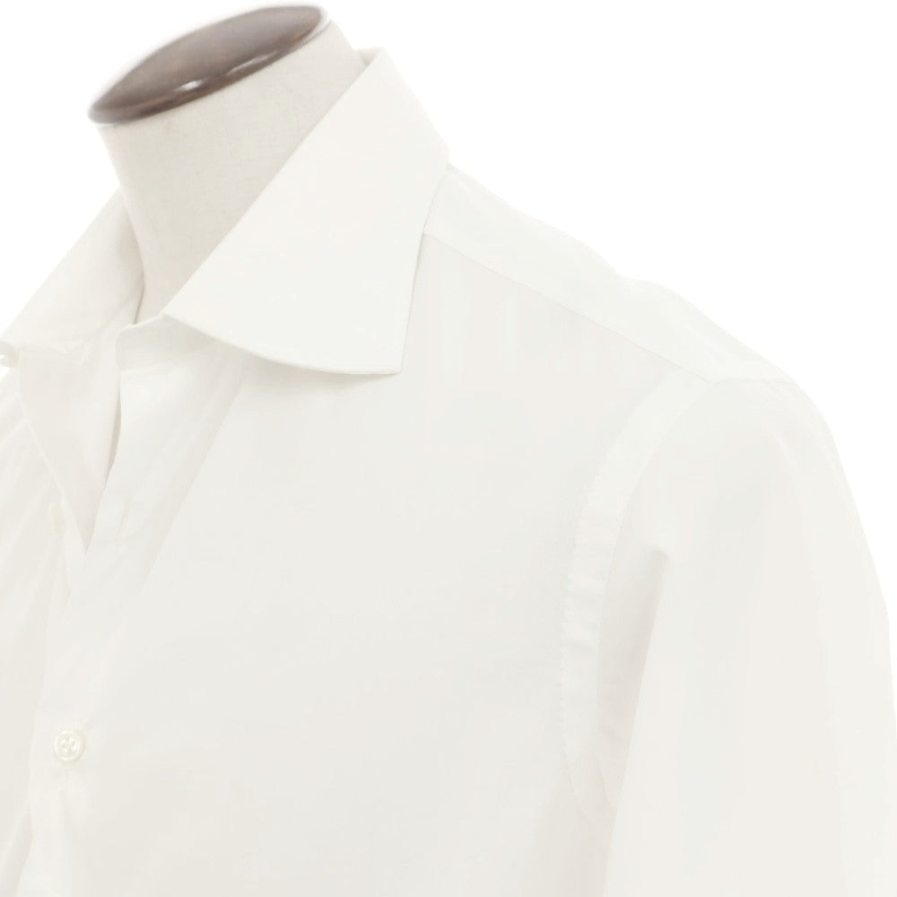 [Used] Salvatore Piccolo Broad Cotton Dress Shirt White [42] [Condition Rank A] [Men&