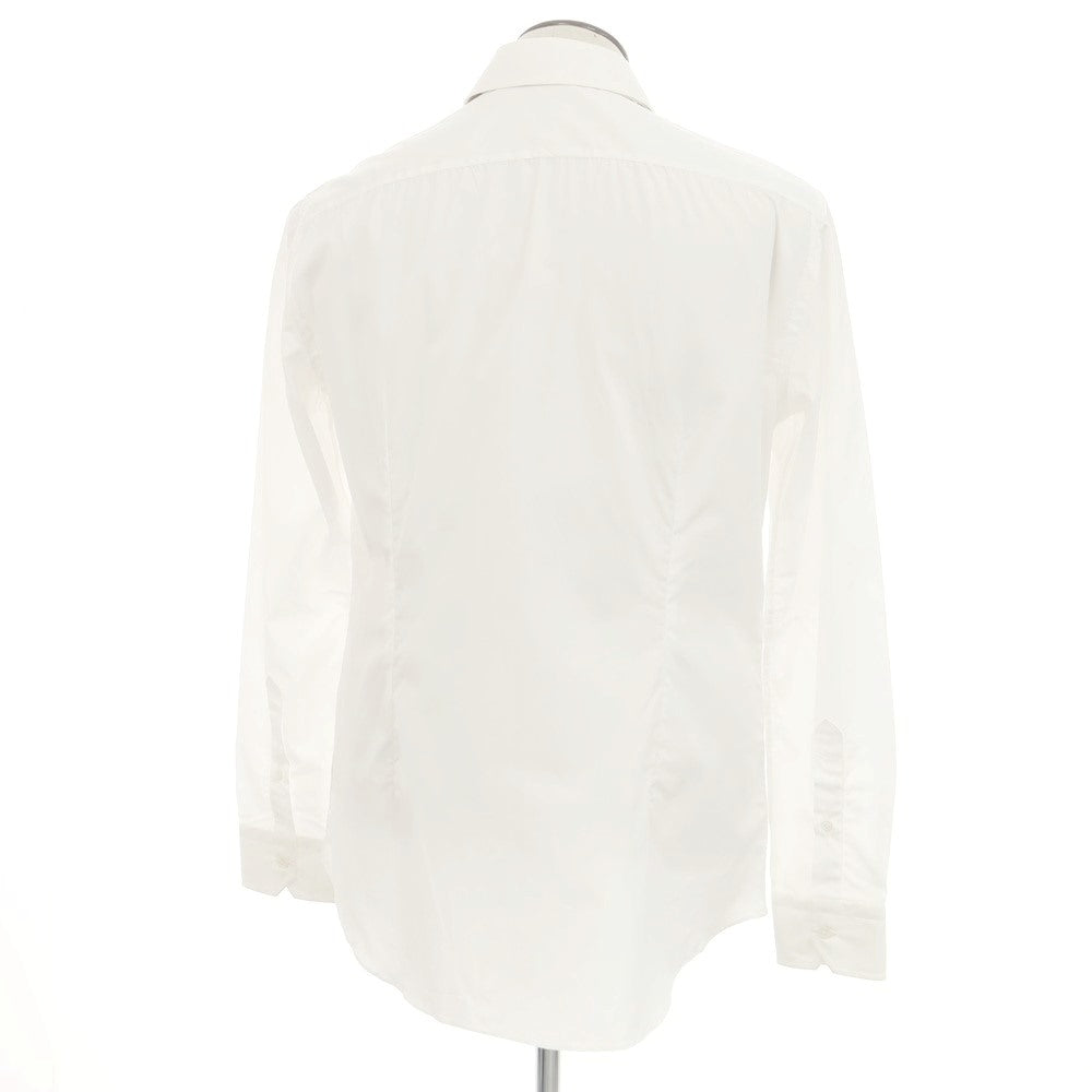 [Used] Salvatore Piccolo Broad Cotton Dress Shirt White [42] [Condition Rank A] [Men&