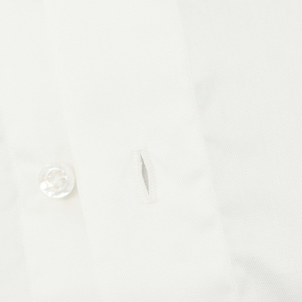 [Used] ISAIA Broad Cotton Dress Shirt Off White [42] [Condition Rank A] [Men&