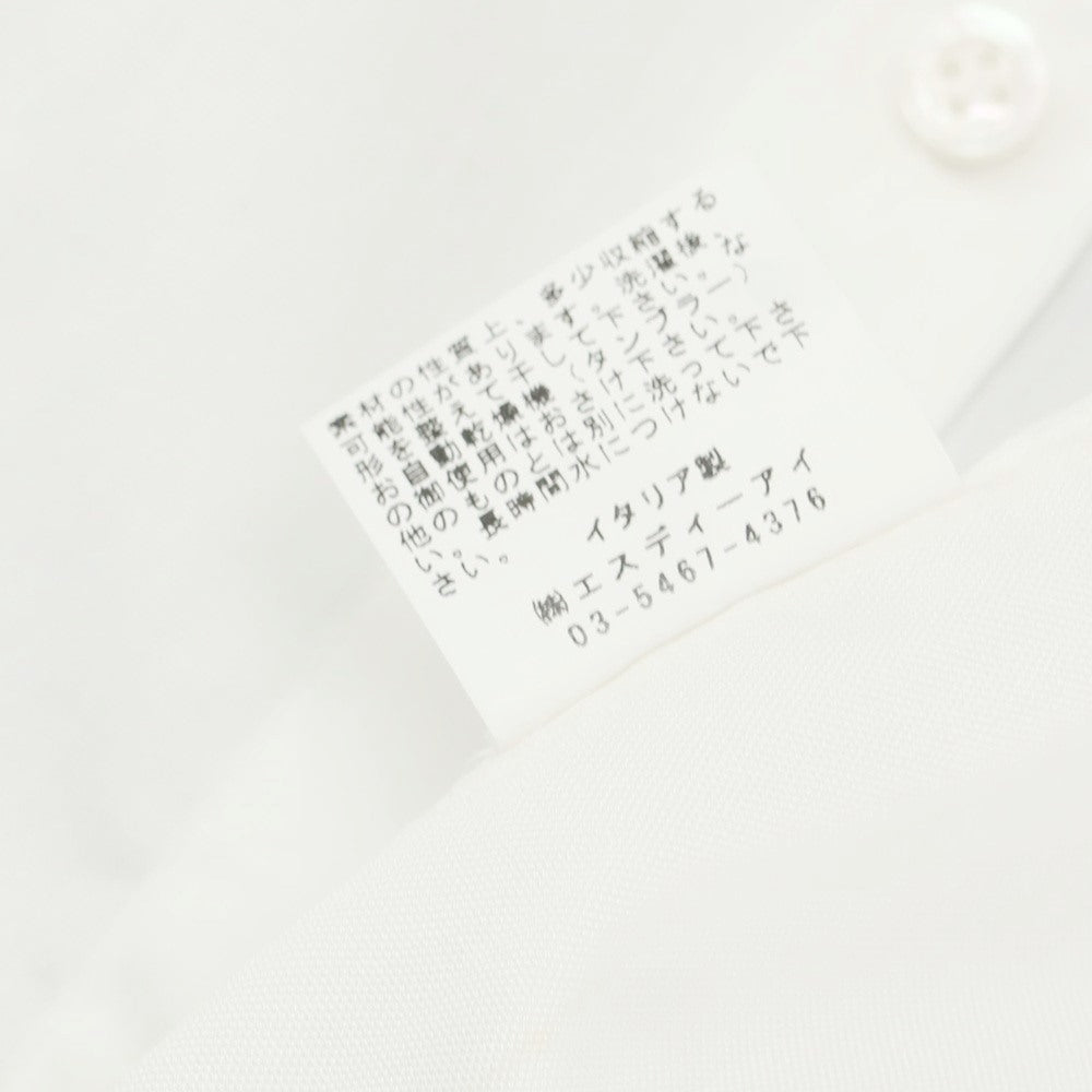 [Used] ISAIA Broad Cotton Dress Shirt Off White [42] [Condition Rank A] [Men&