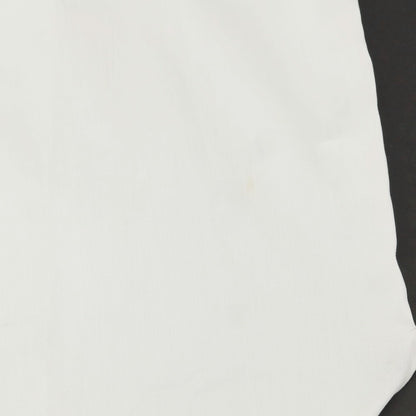[Used] ISAIA Broad Cotton Dress Shirt Off White [42] [Condition Rank A] [Men&