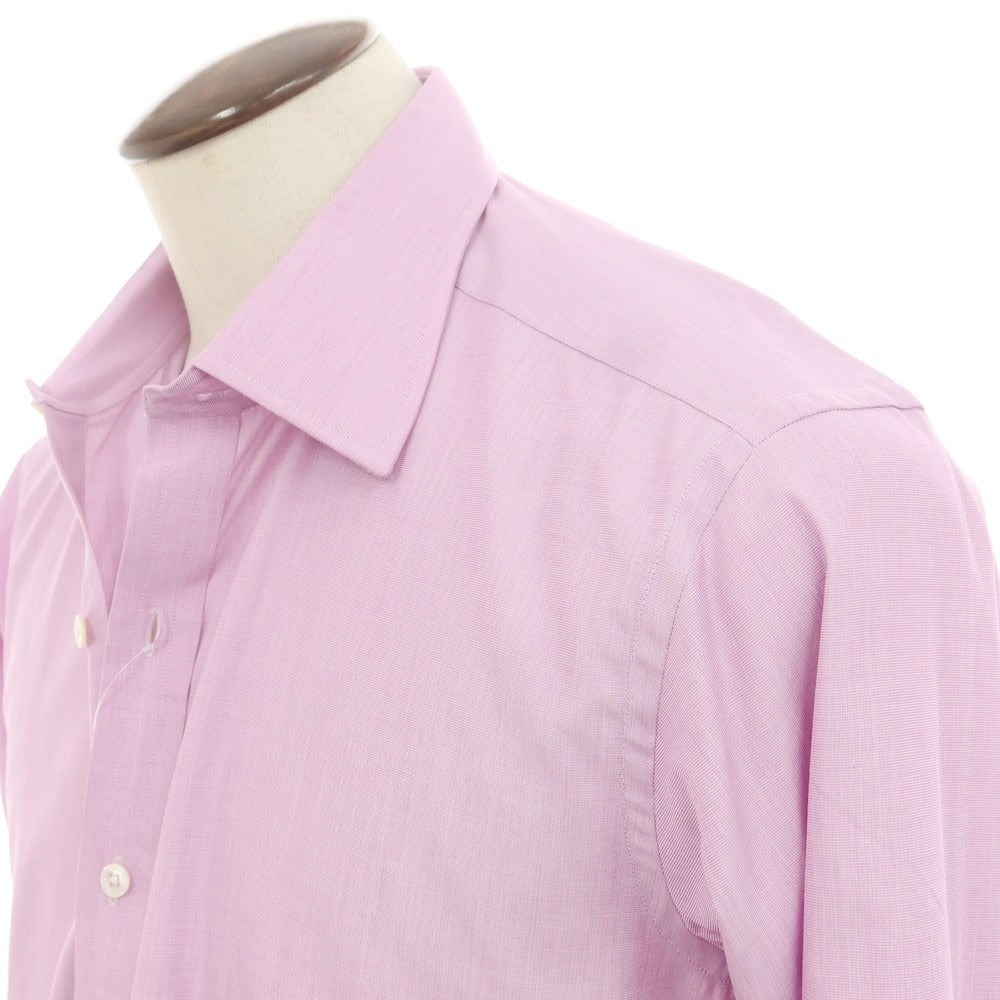 [Used] Turnbull &amp;amp; Asser Broad Cotton Dress Shirt Pink Purple [42] [Condition Rank A] [Men&