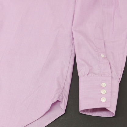 [Used] Turnbull &amp;amp; Asser Broad Cotton Dress Shirt Pink Purple [42] [Condition Rank A] [Men&