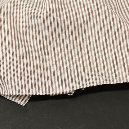 [Used] BARBA Striped Dress Shirt Brown x White [42] [Condition Rank C] [Men&