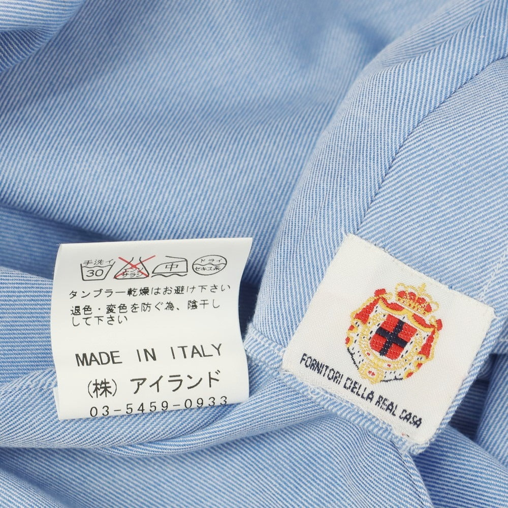 【中古】ルイジ ボレッリ Luigi Borrelli VALERIO ボタンダウン ドレスシャツ ライトブルー【 42 】【 状態ランクA 】【 メンズ 】