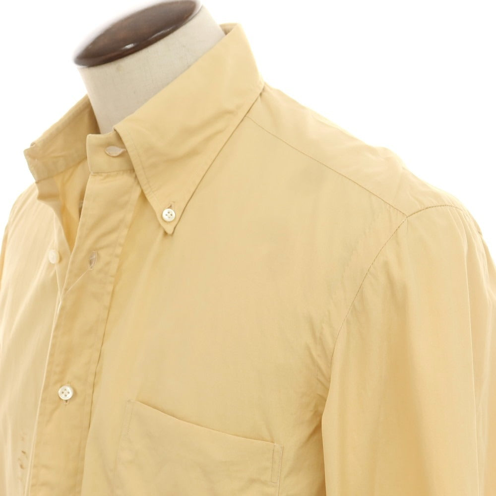 [Used] Luigi Borrelli Broad Cotton Button-Down Shirt Orange Yellow [41] [Condition Rank C] [Men&