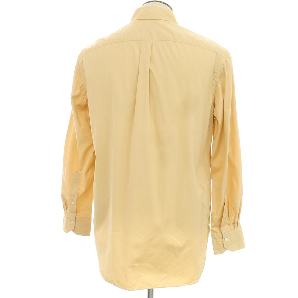 [Used] Luigi Borrelli Broad Cotton Button-Down Shirt Orange Yellow [41] [Condition Rank C] [Men&