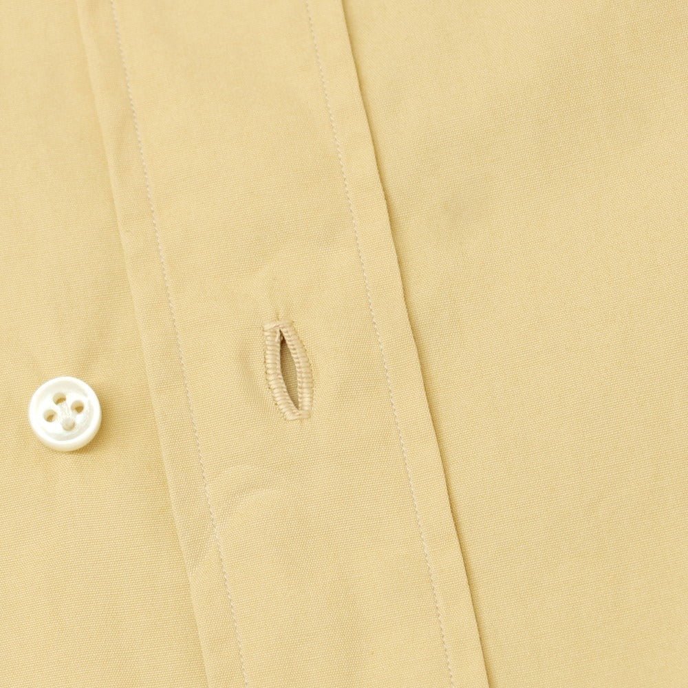 [Used] Luigi Borrelli Broad Cotton Button-Down Shirt Orange Yellow [41] [Condition Rank C] [Men&