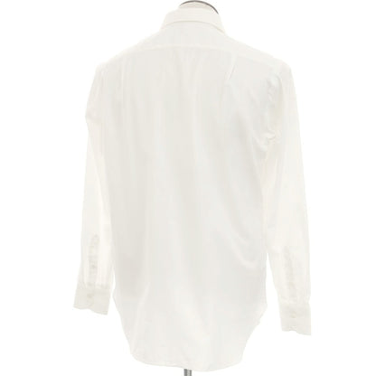 [Used] Luigi Borrelli WILLIAM Twill Cotton Dress Shirt White [42] [Condition Rank A] [Men&