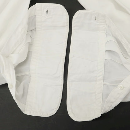 【中古】オリアン ORIAN BEAMS F別注 ツイルコットン ドレスシャツ ホワイト【 43 】【 状態ランクC 】【 メンズ 】