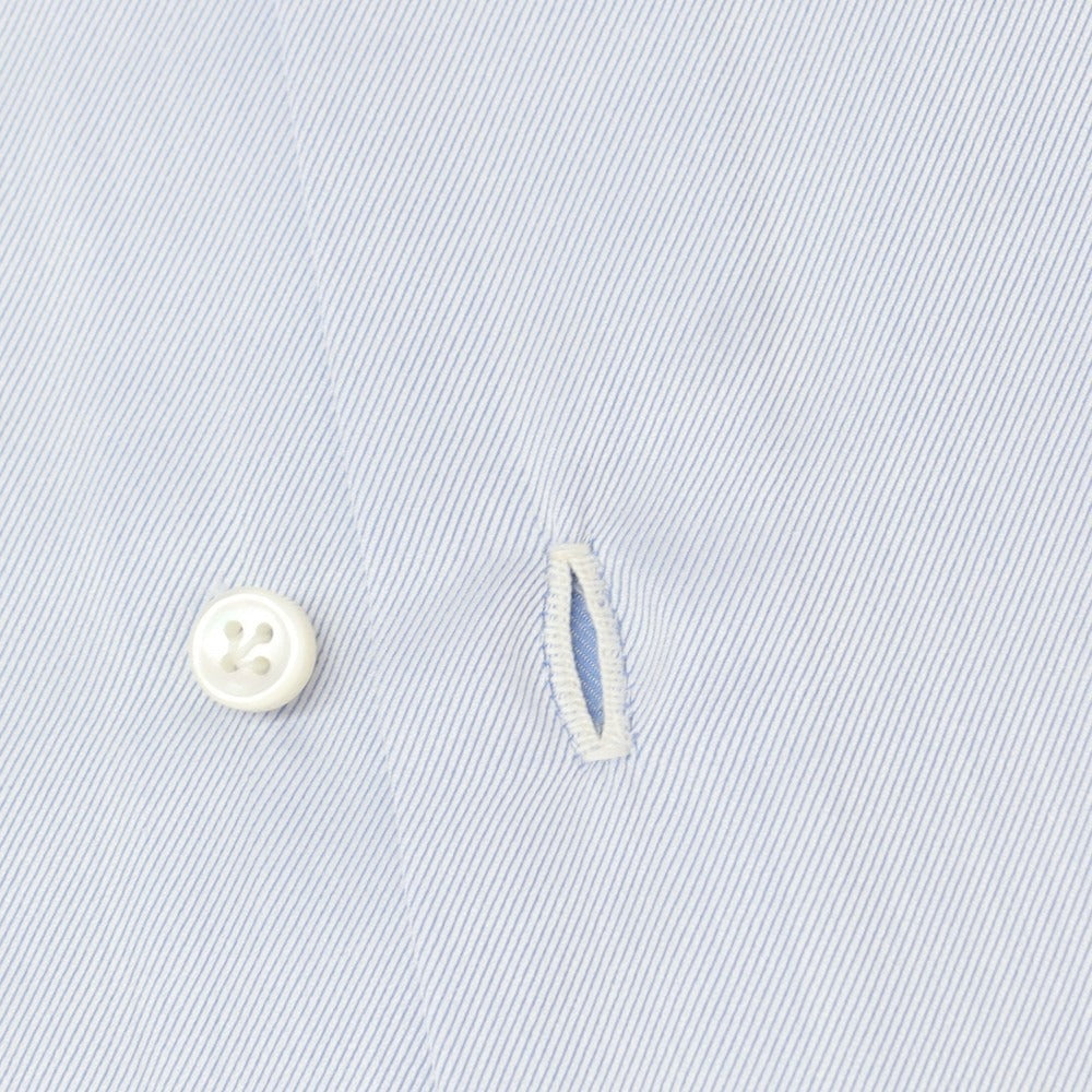 [Used] Mattabisch Twill Cotton Dress Shirt Blue x White [43] [Condition Rank B] [Men&