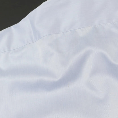 [Used] Mattabisch Twill Cotton Dress Shirt Blue x White [43] [Condition Rank B] [Men&