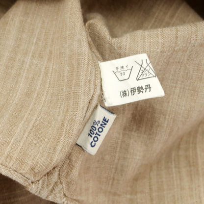 [Used] Salvatore Piccolo Cotton Wide Collar Shirt Dark Beige [42] [Condition Rank B] [Men&