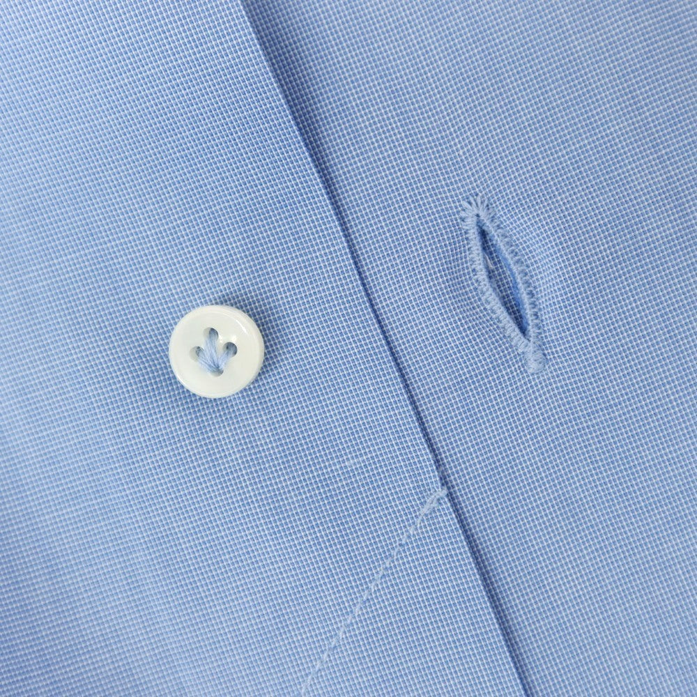 [Used] Adriano Cifonelli Cotton Regular Collar Cleric Dress Shirt Blue x White [41] [Condition Rank B] [Men&