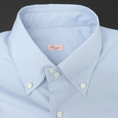 [Used] Sartoria Pirozzi Cotton Button-down Dress Shirt Light Blue [42] [Condition Rank A] [Men&