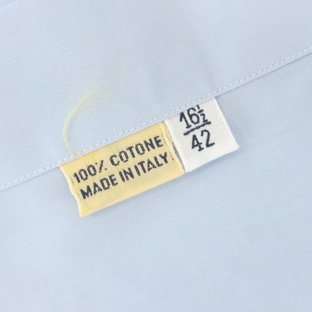 [Used] Sartoria Pirozzi Cotton Button-down Dress Shirt Light Blue [42] [Condition Rank A] [Men&