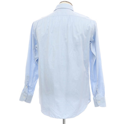 【中古】マリネッラ E.MARINELLA コットン レギュラーカラー ドレスシャツ ライトブルー【 42 】【 状態ランクB 】【 メンズ 】