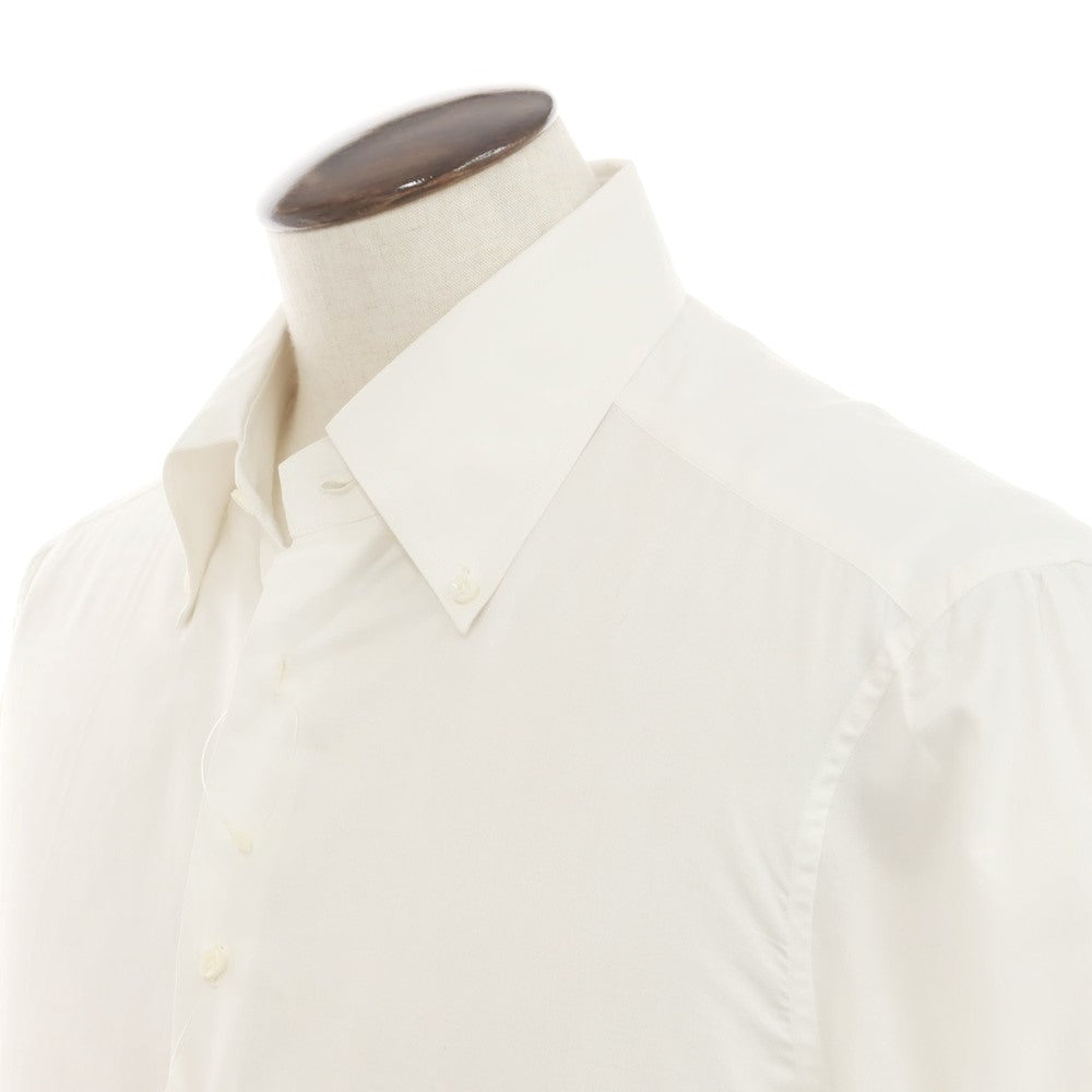 [Used] Franco Minucci Cotton Button-down Dress Shirt White [43] [Condition Rank B] [Men&