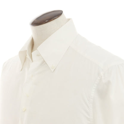 [Used] Franco Minucci Cotton Button-down Dress Shirt White [43] [Condition Rank B] [Men&