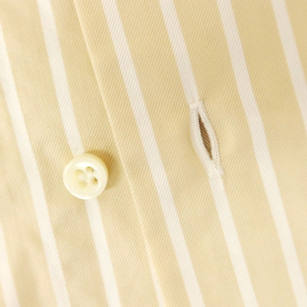 [Used] Barneys New York BARNEYS NEWYORK Cotton Striped Regular Collar Dress Shirt Beige x White [42] [Condition Rank B] [Men&