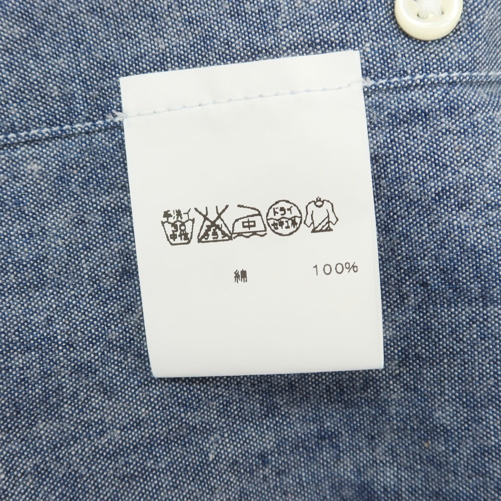 【中古】アイクベーハー IKE BEHAR コットン ボタンダウン カジュアルシャツ ネイビー【 XL 】【 状態ランクB 】【 メンズ 】