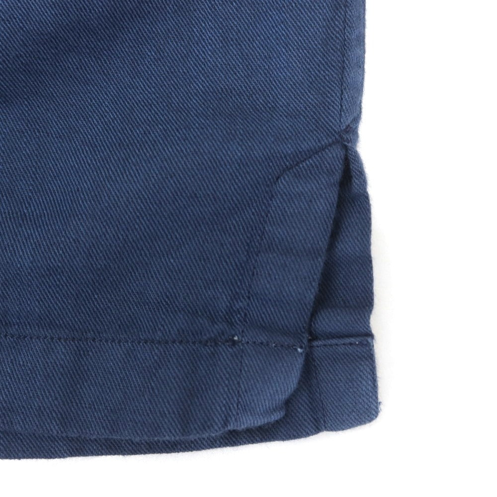 [Used] [Unused] eleventy Cotton Linen Short Sleeve Shirt Light Navy [42] [Condition Rank S] [Men&