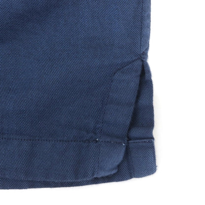 [Used] [Unused] eleventy Cotton Linen Short Sleeve Shirt Light Navy [42] [Condition Rank S] [Men&