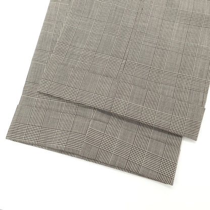 [Used] ANTICOPANTALONE Wool Glen Check Dress Slacks Pants Ivory x Dark Brown [52] [Condition Rank A] [Men&