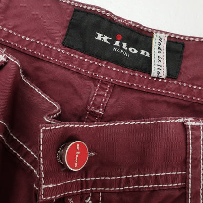 [Used] Kiton Cotton 5 Pocket Pants Wine [36] [Condition Rank C] [Men&