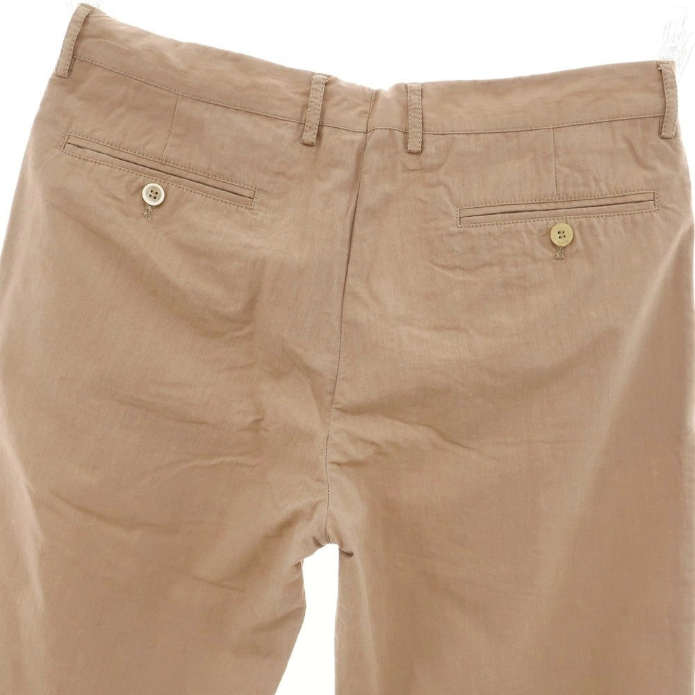 【中古】ブルネロクチネリ Brunello Cucinelli コットン カジュアルスラックスパンツ ブラウンベージュ【 50 】【 状態ランクB 】【 メンズ 】