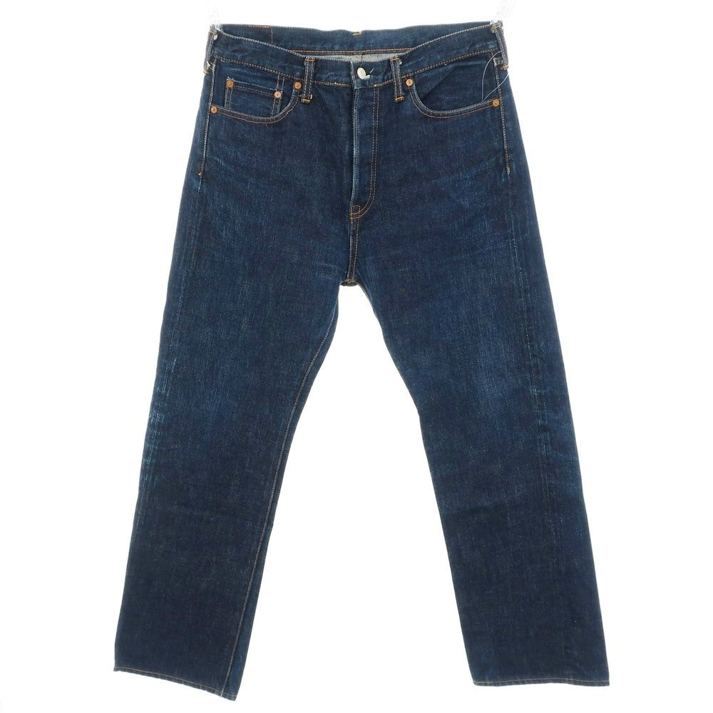 【中古】ジルサンダー JIL SANDER コットン ジーンズ デニムパンツ ネイビーインディゴ【 表記なし(L位) 】【 状態ランクC 】【 メンズ 】