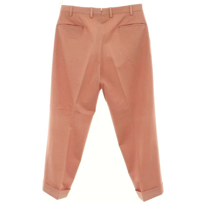 [Used] Luigi Borrelli Cotton Casual Slacks Pants Salmon Pink [35] [Condition Rank C] [Men&