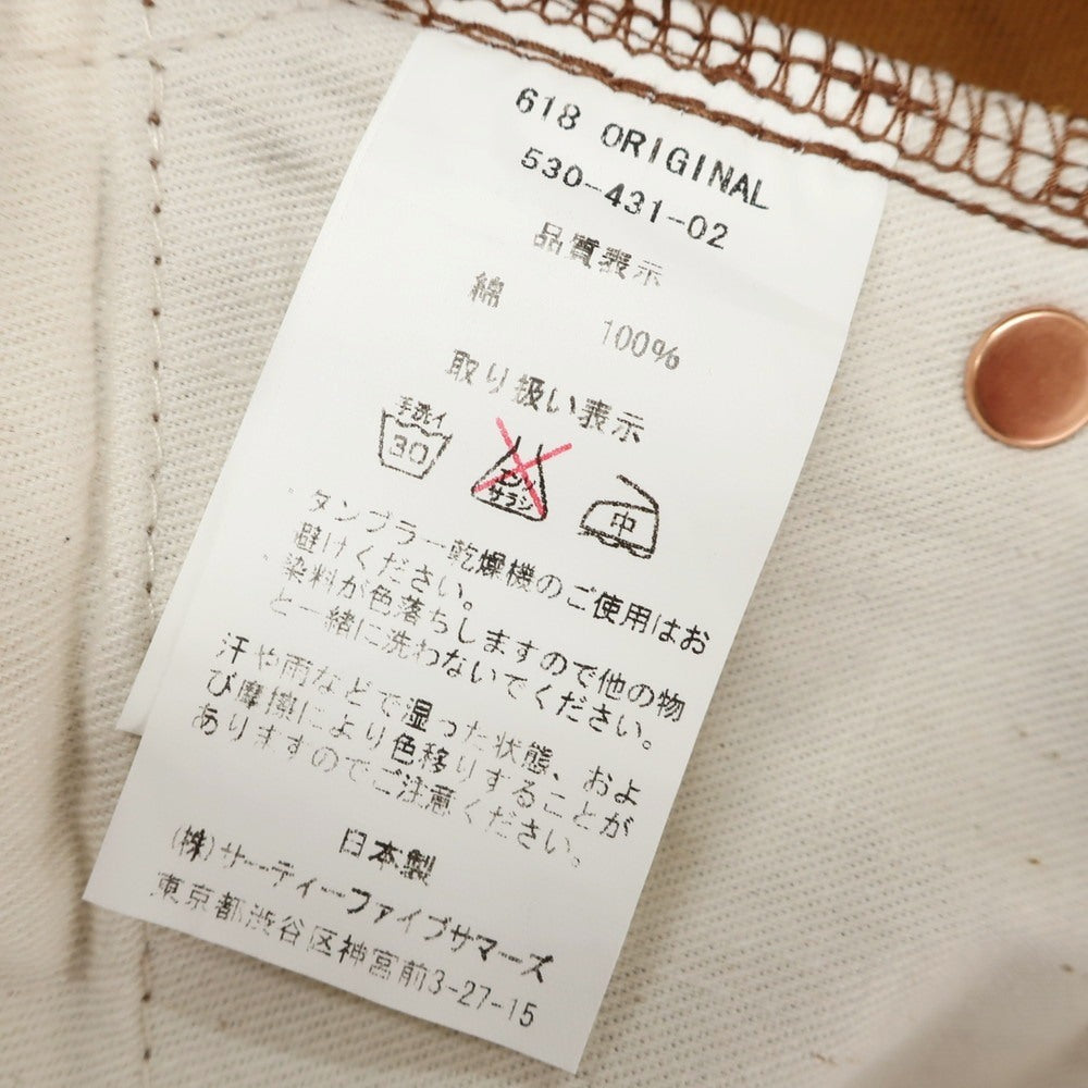 [Used] ANATOMICA Cotton 5-pocket pants, brown [38] [Condition rank B] [Men&