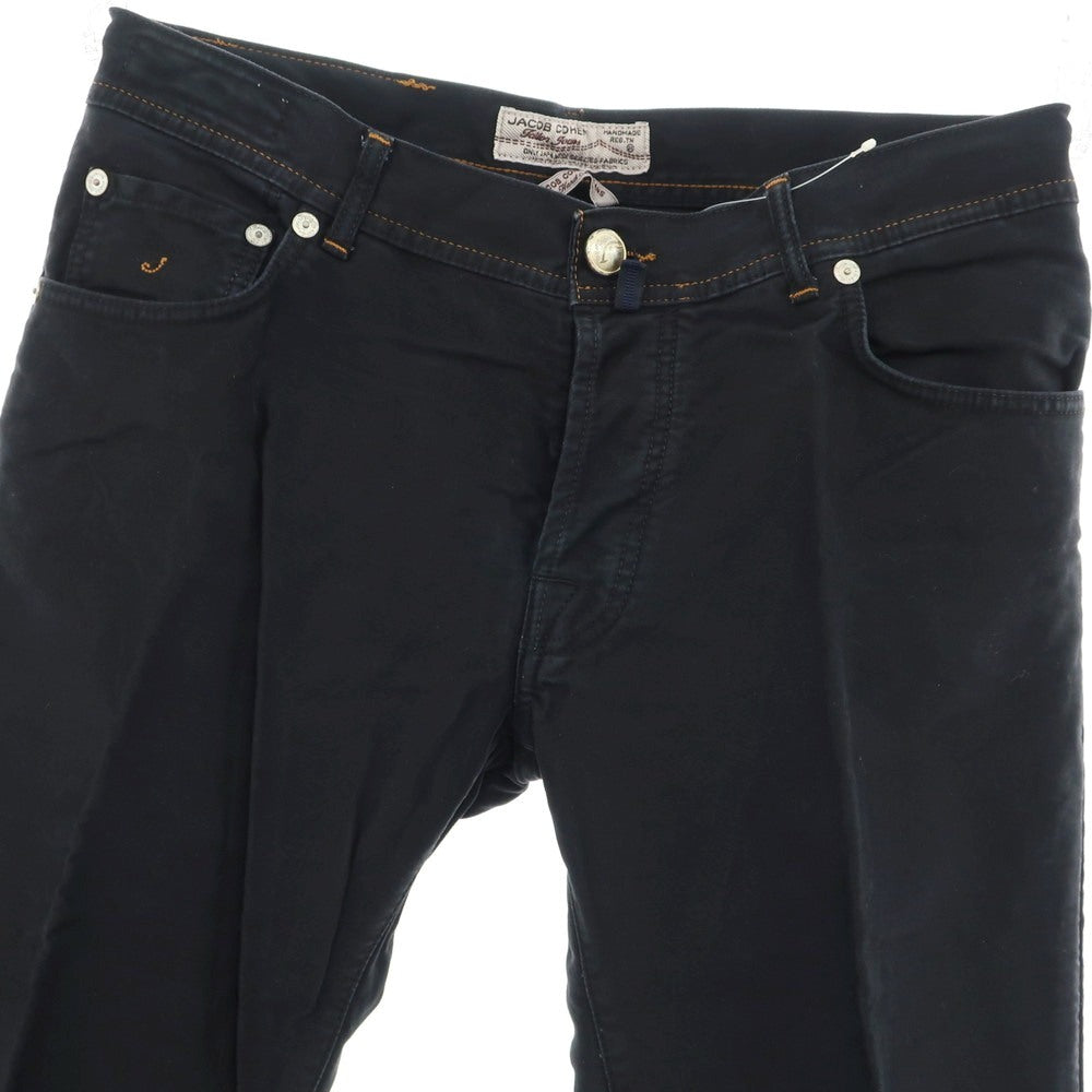【中古】ヤコブコーエン JACOB COHEN J620 コットン 5ポケットパンツ ブラック【 34 】【 状態ランクC 】【 メンズ 】