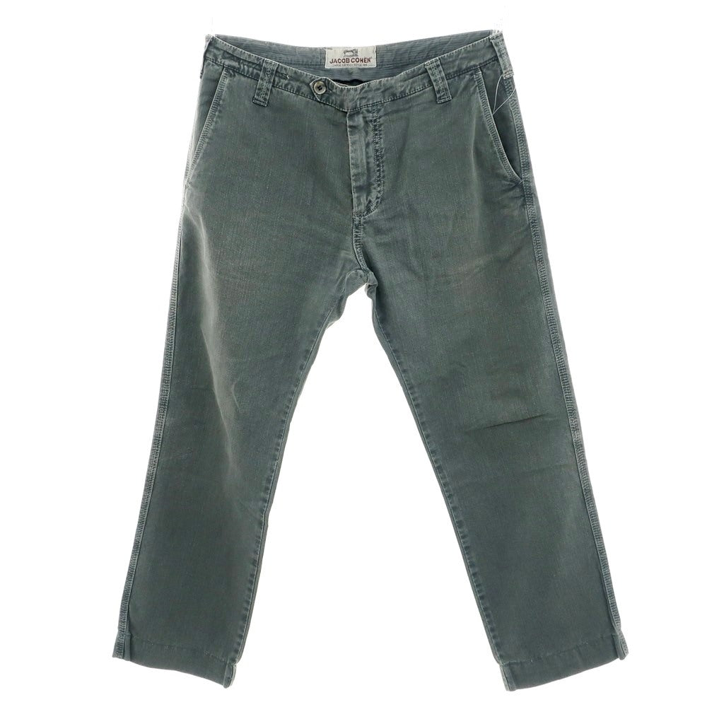[Used] JACOB COHEN Cotton and other bottoms, gray green [35] [Condition rank C] [Men&